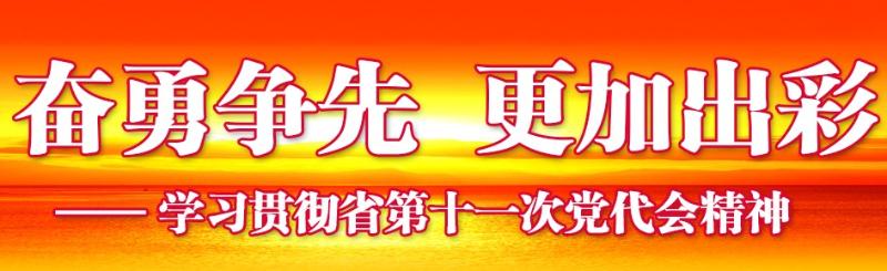 奮勇爭先，更加出彩——學(xué)習(xí)貫徹省第十一次黨代會精神
